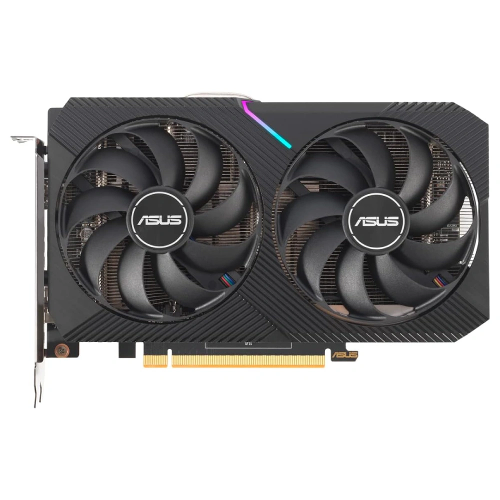 Asus Graphic Card Dual RX 6500 XT 4GB DDR6 V2 OC Dual Fan view 2